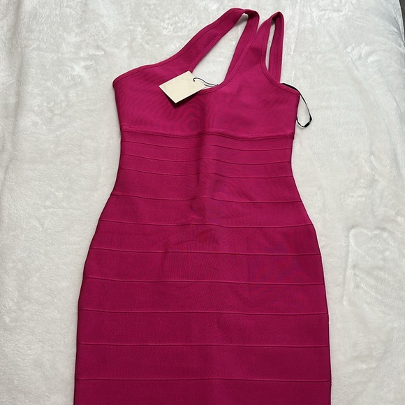 Herve Leger X F21 Bandage Dress Pink XS NWT - Picture 4 of 11